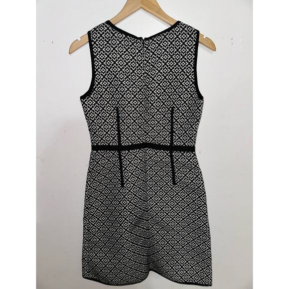 Preppy Blair Waldorf Mini Pencil Dress 2 Shogun Date Night Black White Cinched - Picture 2 of 4
